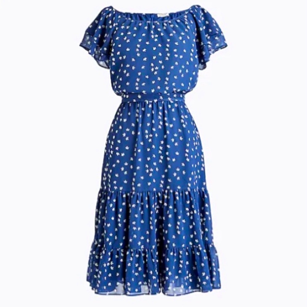 J Crew 6 summer dress 💙 🌸 ⚓️